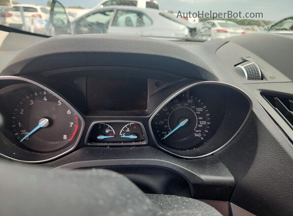 1FMCU0GD2HUB20540 2017 FORD ESCAPE White Instrument cluster view