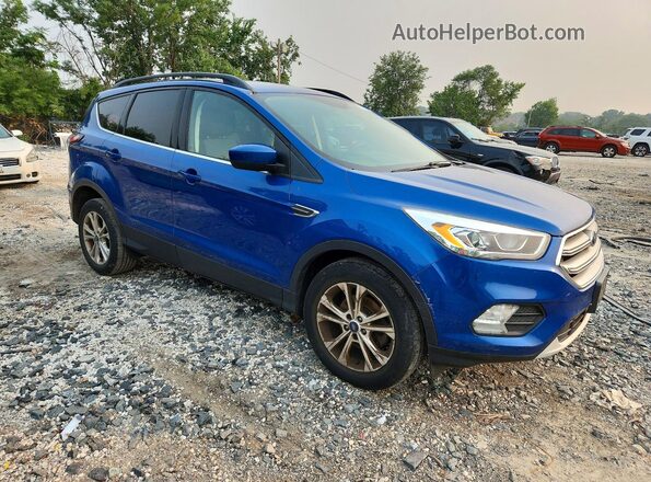 1FMCU0GD2HUE22250 2017 FORD ESCAPE Blue Przód prawy