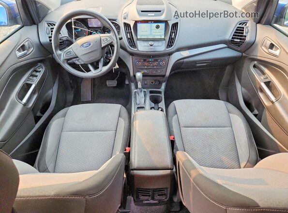 1FMCU0GD2HUE22250 2017 FORD ESCAPE Blue Widok deski rozdzielczej