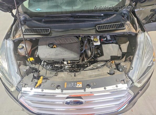 1FMCU0GD2HUE69861 2017 FORD ESCAPE Black Вид підкапотного простору