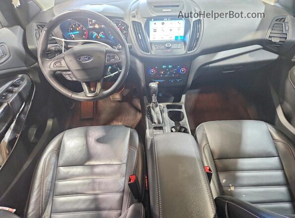 1FMCU0GD2HUE69861 2017 FORD ESCAPE Black Вид панелі приладів