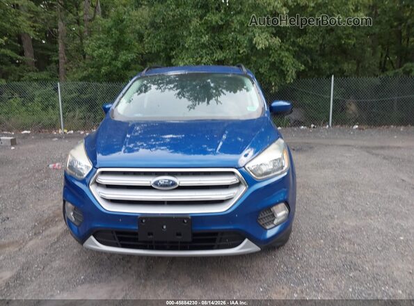 1FMCU0GD2JUA76433 2018 FORD ESCAPE Blue Սարքավորումների վահանակի տեսք