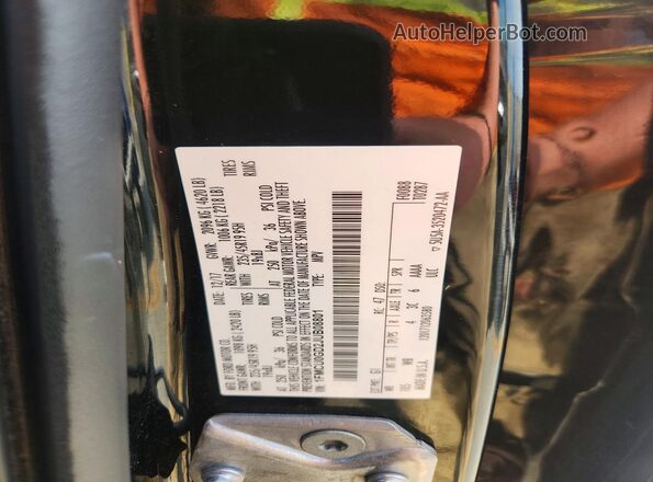 1FMCU0GD2JUB08801 2018 FORD ESCAPE Black VIN sticker view