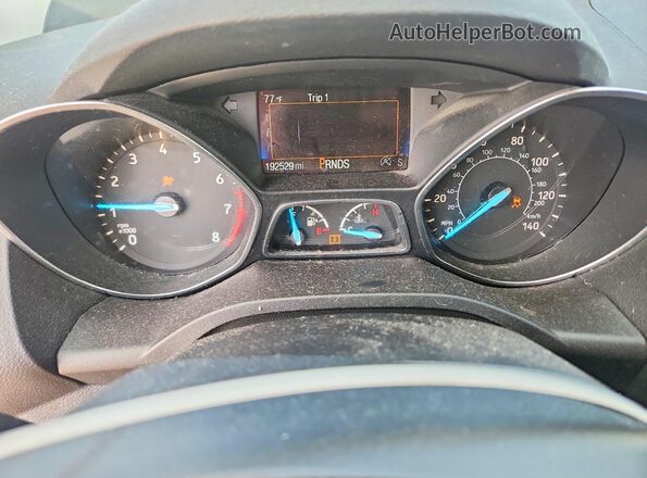 1FMCU0GD2JUB08801 2018 FORD ESCAPE Black Instrument cluster view
