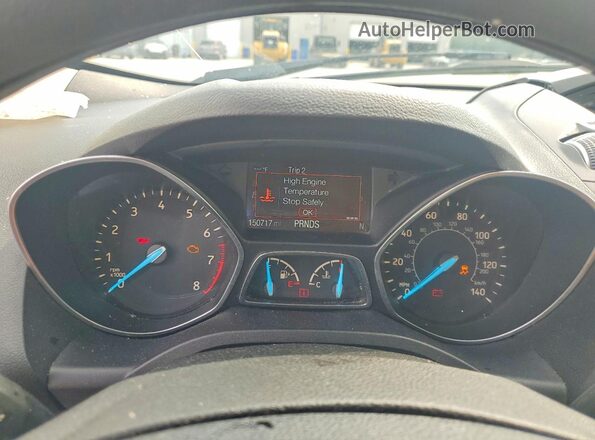 1FMCU0GD2JUB70831 2018 FORD ESCAPE White Вид щитка приладів