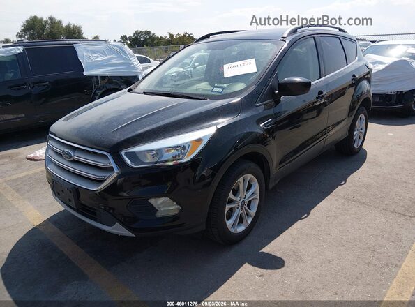 1FMCU0GD2JUD29038 2018 FORD ESCAPE Black Przód lewy