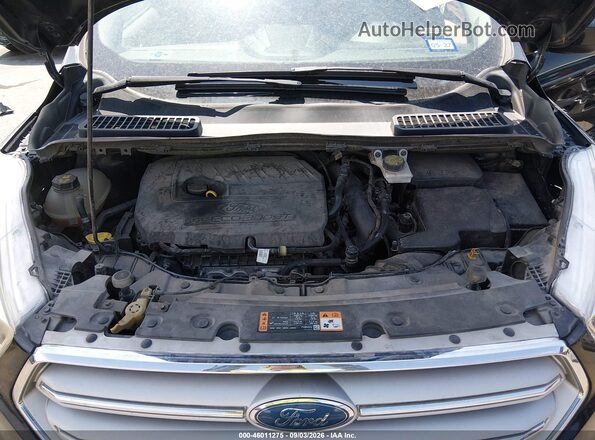 1FMCU0GD2JUD29038 2018 FORD ESCAPE Black Widok z tyłu