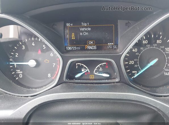 1FMCU0GD2KUB13000 2019 FORD ESCAPE Black უკანა სავარძლების ხედი