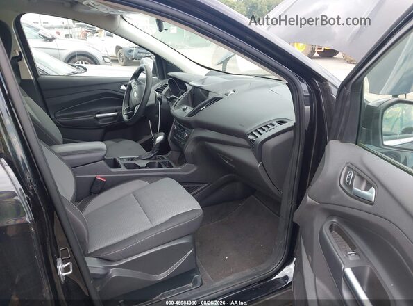 1FMCU0GD2KUB13000 2019 FORD ESCAPE Black წინა სალონის ხედი