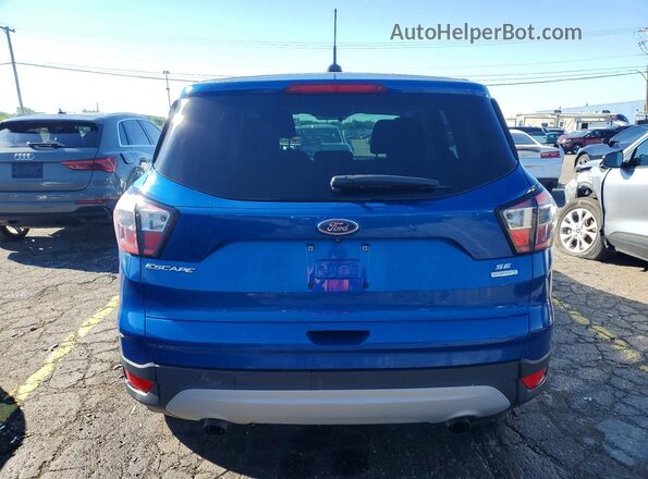 1FMCU0GD3HUC79289 2017 FORD ESCAPE Синий Вид сзади