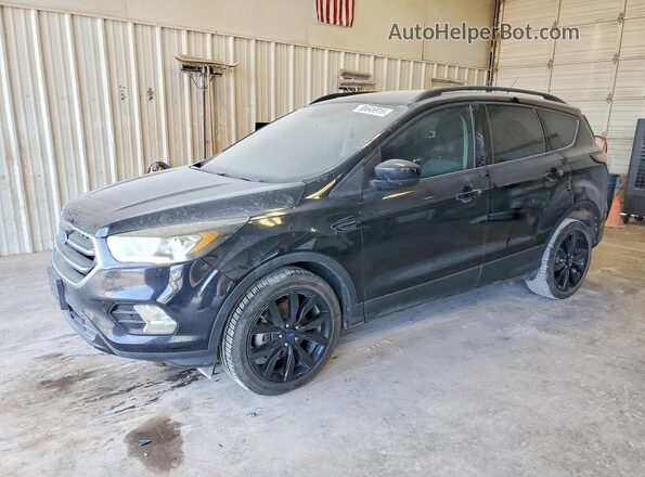 1FMCU0GD3HUD10038 2017 FORD ESCAPE Black Tył lewy