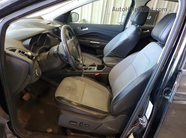 1FMCU0GD3HUD10038 2017 FORD ESCAPE Black Widok wnętrza 360 stopni