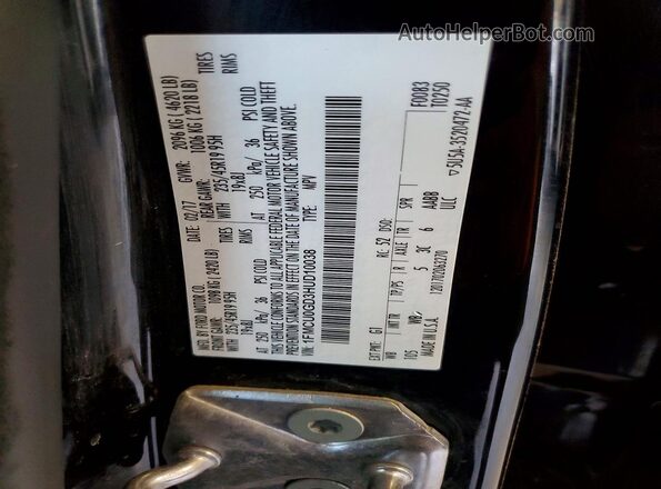 1FMCU0GD3HUD10038 2017 FORD ESCAPE Black 