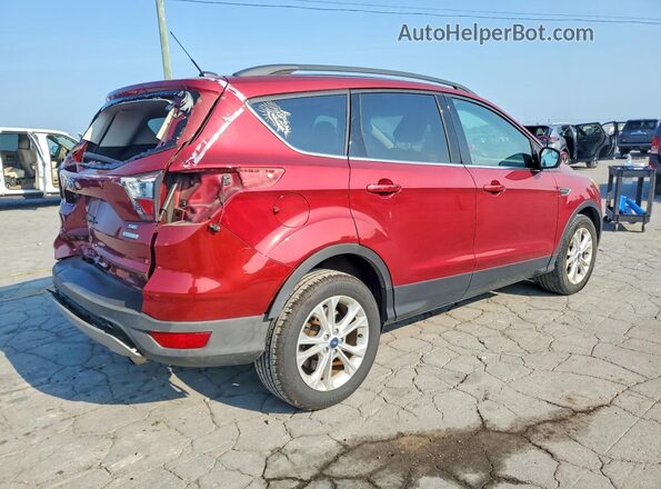 1FMCU0GD3JUA08352 2018 FORD ESCAPE Red Trasero derecho