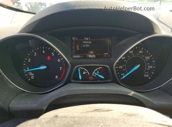 1FMCU0GD3JUA08352 2018 FORD ESCAPE Red Vista del cuadro de instrumentos