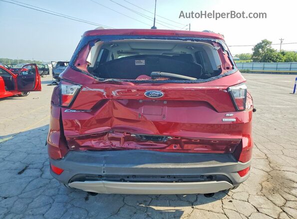 1FMCU0GD3JUA08352 2018 FORD ESCAPE Red Vista trasera