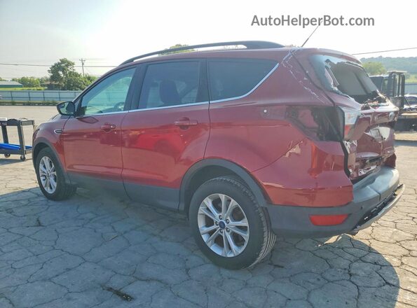 1FMCU0GD3JUA08352 2018 FORD ESCAPE Red Trasero izquierdo