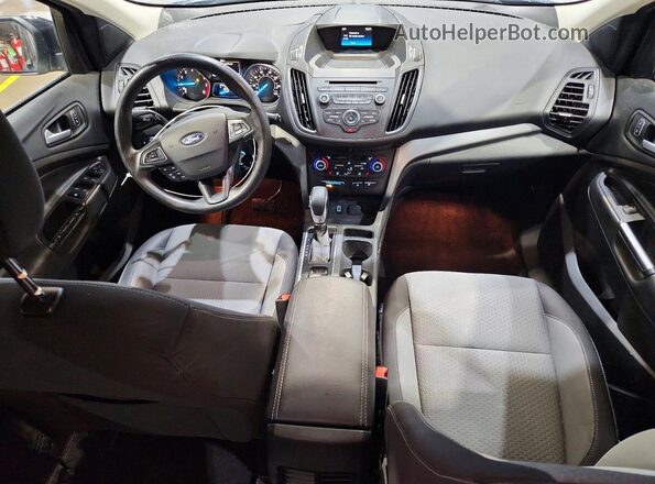 1FMCU0GD3JUB40723 2018 FORD ESCAPE Black Առջևի վահանակի տեսք