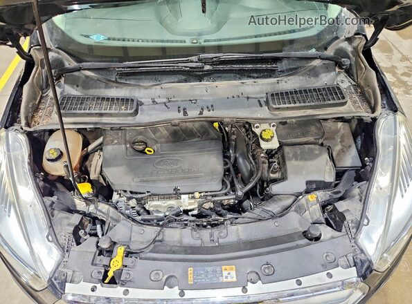 1FMCU0GD3JUB40723 2018 FORD ESCAPE Black Սալոնի հետևի տեսք