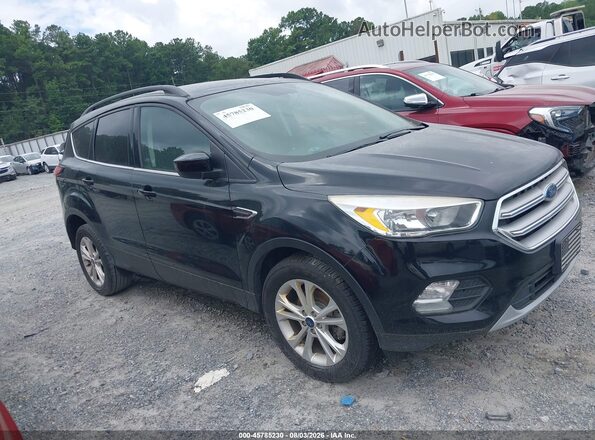 1FMCU0GD3JUD56703 2018 FORD ESCAPE Black Սալոնի հետևի տեսք