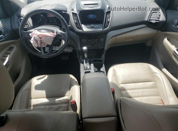1FMCU0GD4HUA16339 2017 FORD ESCAPE White Dashboard view