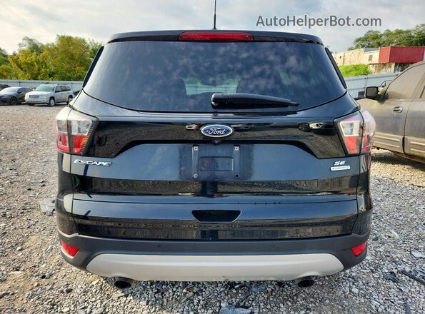 1FMCU0GD4HUB00774 2017 FORD ESCAPE Black წინა სალონის ხედი