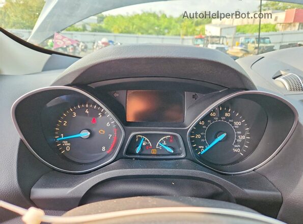 1FMCU0GD4HUB00774 2017 FORD ESCAPE Black უკანა სავარძლების ხედი