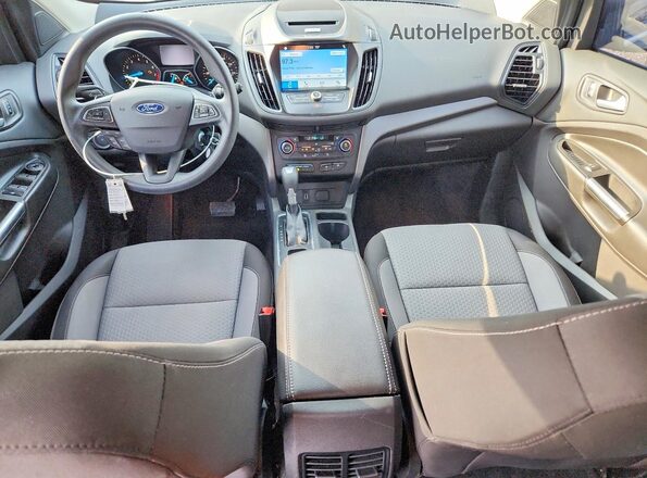 1FMCU0GD4HUB00774 2017 FORD ESCAPE Black ხელსაწყოთა პანელის ხედი