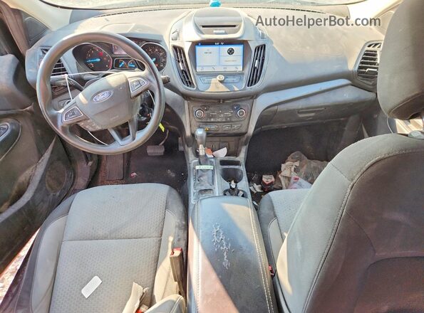 1FMCU0GD4HUC98627 2017 FORD ESCAPE Black Առջևի վահանակի տեսք