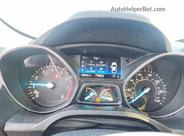 1FMCU0GD4HUD24823 2017 FORD ESCAPE Blue ხელსაწყოთა პანელის ხედი