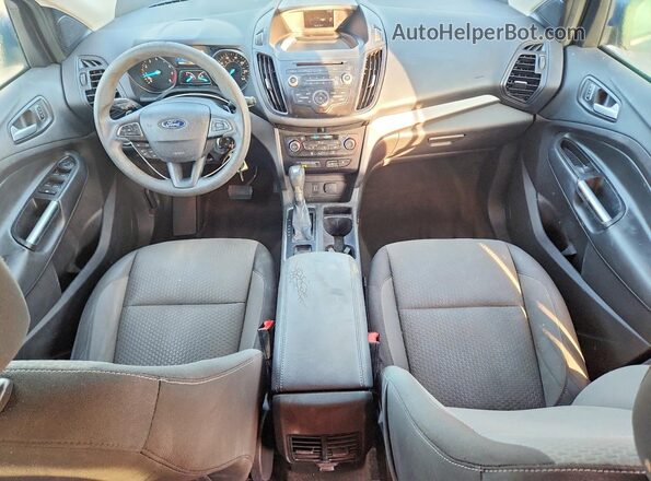 1FMCU0GD4HUD24823 2017 FORD ESCAPE Blue წინა პანელის ხედი