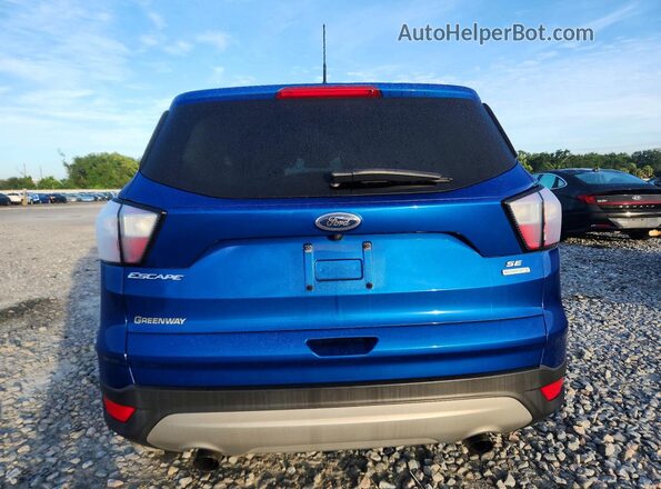 1FMCU0GD4HUD24823 2017 FORD ESCAPE Blue უკანა ხედი