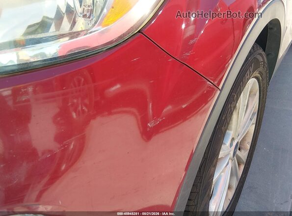 1FMCU0GD4HUD40567 2017 FORD ESCAPE Red Front view