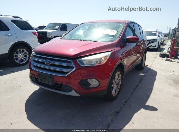 1FMCU0GD4HUD40567 2017 FORD ESCAPE Red Front left