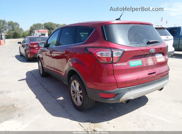 1FMCU0GD4HUD40567 2017 FORD ESCAPE Red Rear left