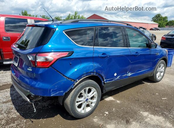 1FMCU0GD4HUD78901 2017 FORD ESCAPE Blue Trasero derecho