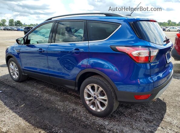 1FMCU0GD4HUD78901 2017 FORD ESCAPE Blue Trasero izquierdo