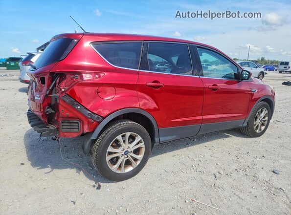 1FMCU0GD4HUE02212 2017 FORD ESCAPE Red Задня права чверть