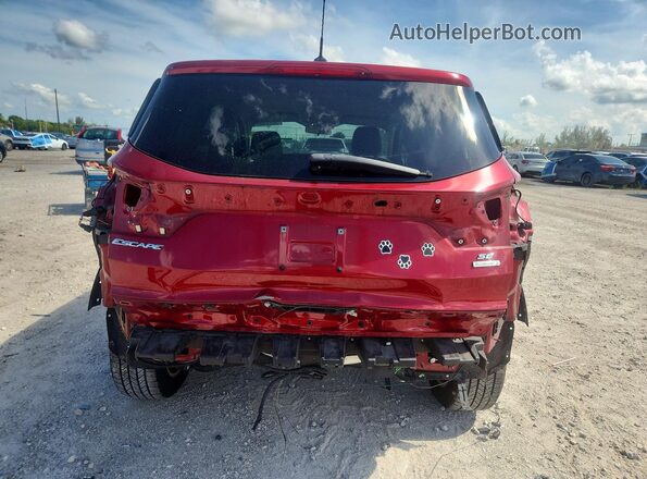 1FMCU0GD4HUE02212 2017 FORD ESCAPE Red Вид ззаду