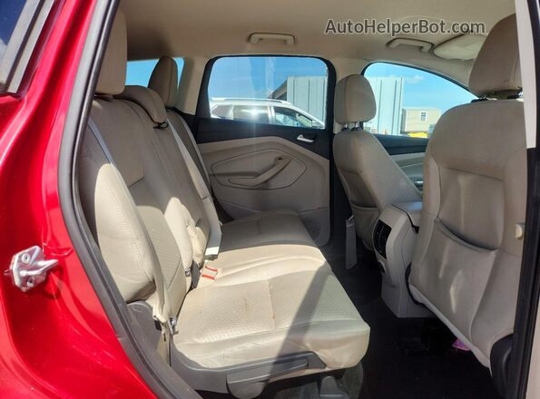 1FMCU0GD4HUE02212 2017 FORD ESCAPE Red Vista interior trasera