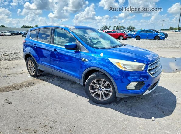 1FMCU0GD4HUE51765 2017 FORD ESCAPE Blue Przód prawy