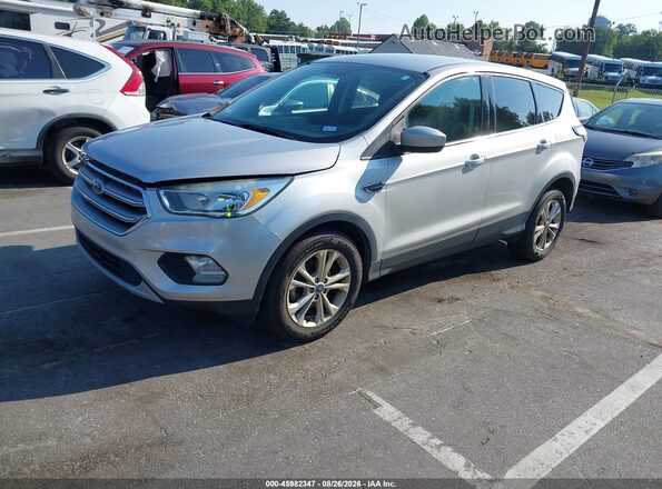 1FMCU0GD4HUE71403 2017 FORD ESCAPE Silver Առջևի ձախ երեք քառորդ տեսարան