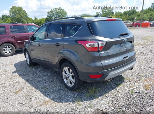 1FMCU0GD4JUA43496 2018 FORD ESCAPE Gray Rear left