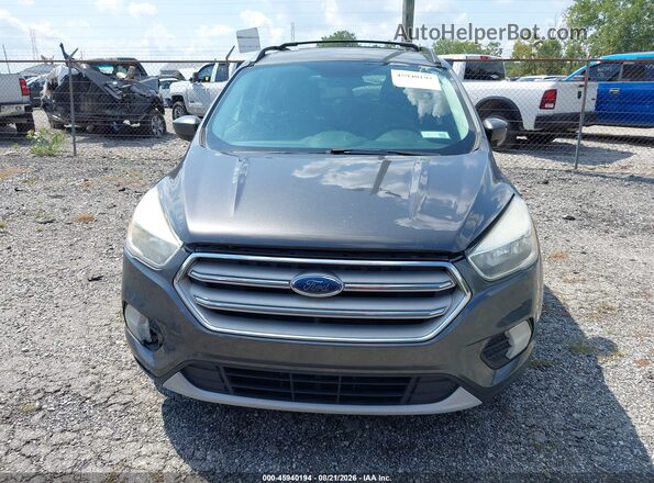 1FMCU0GD4JUA43496 2018 FORD ESCAPE Gray Instrument cluster view