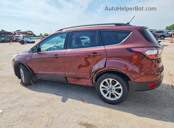 1FMCU0GD4JUA74652 2018 FORD ESCAPE Brown უკანა მარცხენა