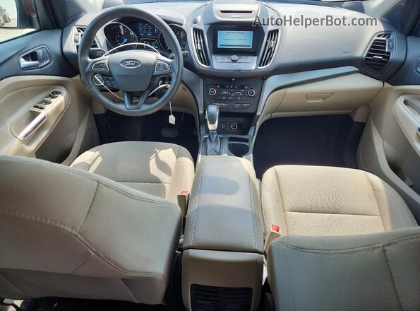 1FMCU0GD4JUA74652 2018 FORD ESCAPE Brown წინა პანელის ხედი