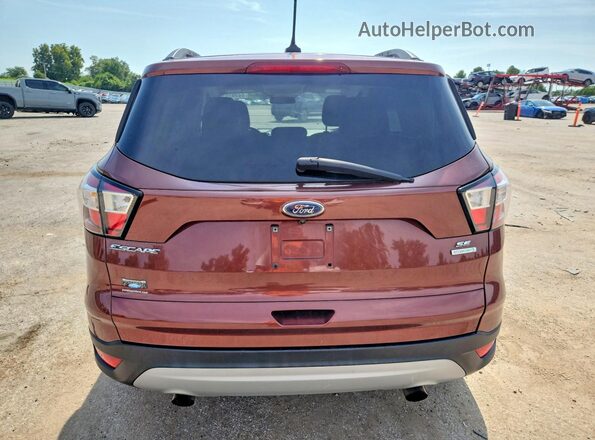 1FMCU0GD4JUA74652 2018 FORD ESCAPE Brown უკანა ხედი