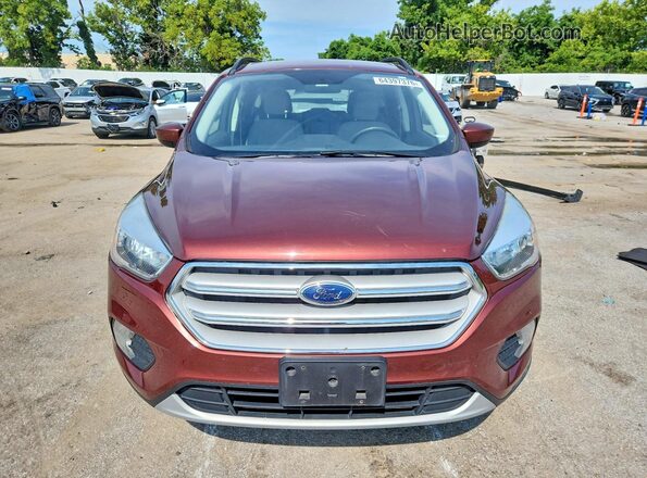 1FMCU0GD4JUA74652 2018 FORD ESCAPE Brown წინა ხედი