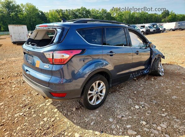 1FMCU0GD4JUB03454 2018 FORD ESCAPE Blue Rear right