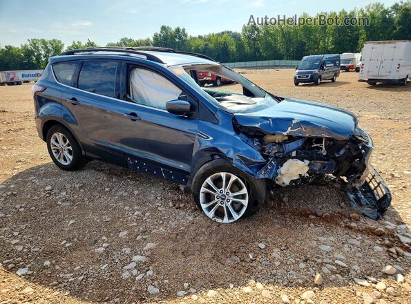 1FMCU0GD4JUB03454 2018 FORD ESCAPE Blue Front right